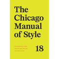 The Chicago Manual of Style, 18th Edition