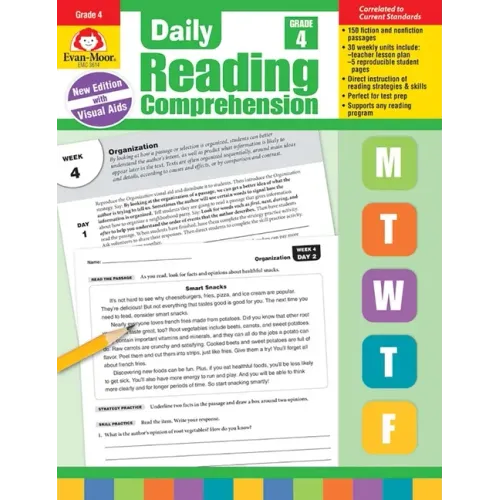 Daily Reading Comprehension, Grade 4 Teacher Edition