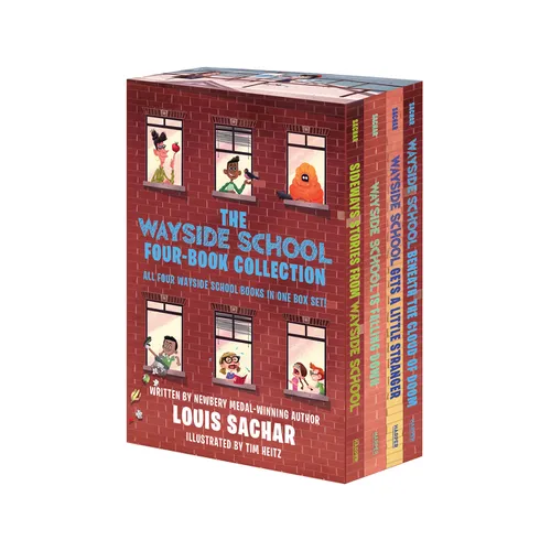The Wayside School 4-Book Box Set: Sideways Stories from Wayside School, Wayside School Is Falling Down, Wayside School Gets a Little Stranger, Waysid